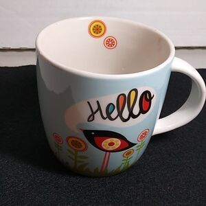 Valentina 2011 Hello Floral and Bird Design Cottagecore Kitsch